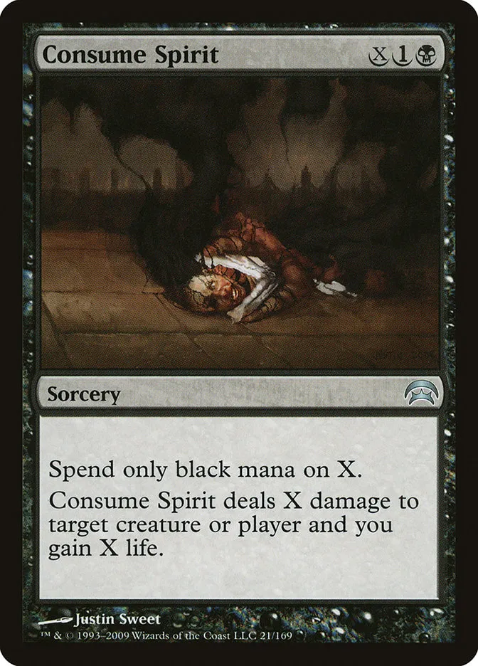 2009 Planechase Consume Spirit #21 uncommon card image