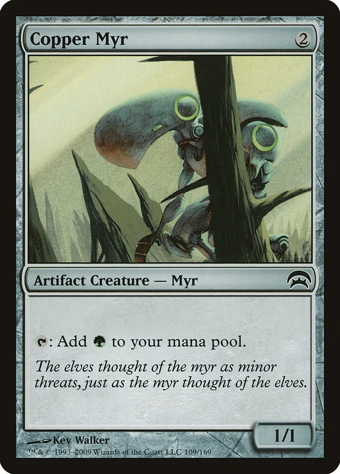 2009 Planechase Copper Myr #109 common card image