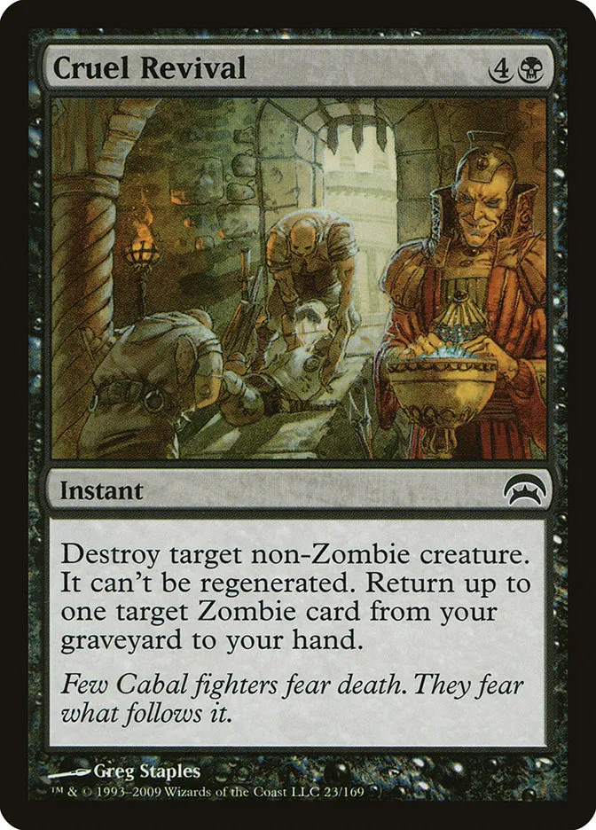 2009 Planechase Cruel Revival #23 common card image