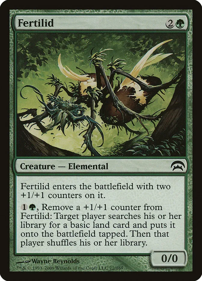 2009 Planechase Fertilid common #72 common card image