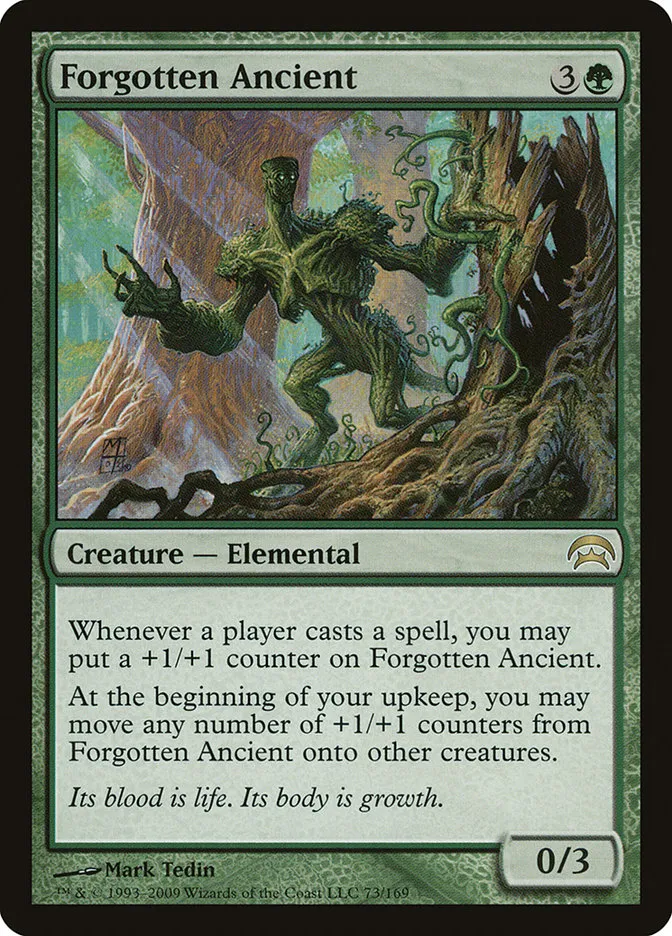 2009 Planechase Forgotten Ancient #73 rare card image
