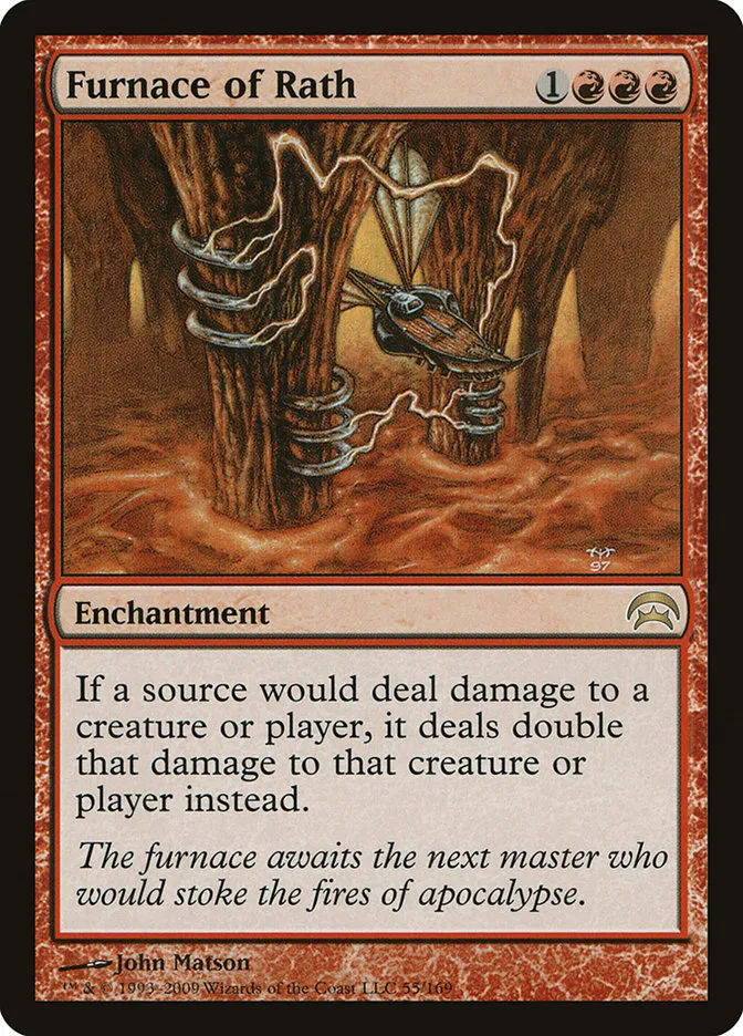 2009 Planechase Furnace of Rath #55 rare card image