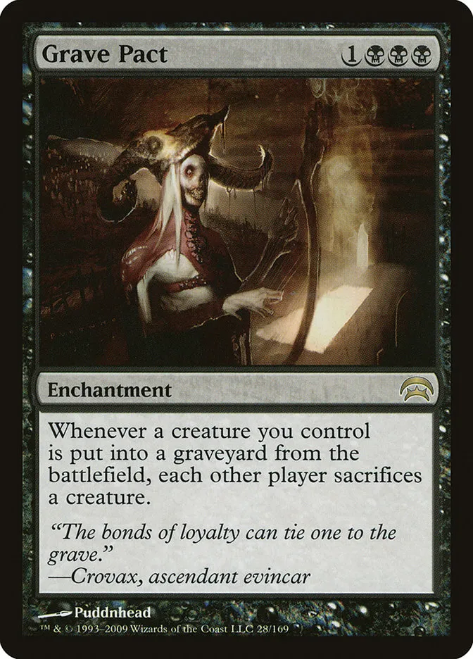 2009 Planechase Grave Pact rare #28 rare card image