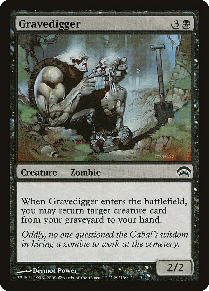 2009 Planechase Gravedigger #29 common card image