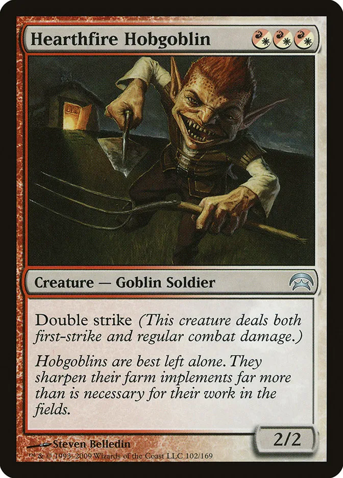2009 Planechase Hearthfire Hobgoblin uncommon #102 uncommon card image