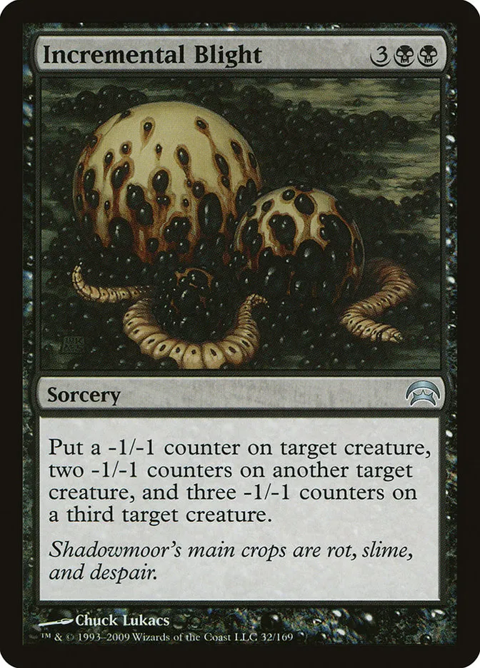 2009 Planechase Incremental Blight uncommon #32 uncommon card image