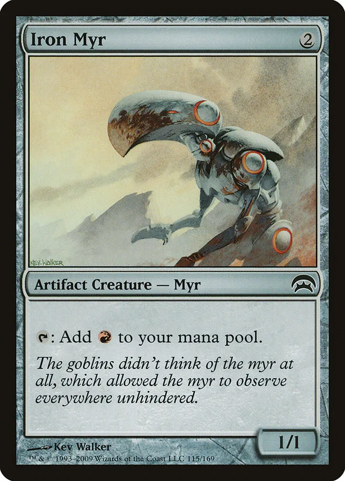 2009 Planechase Iron Myr common #115 common card image