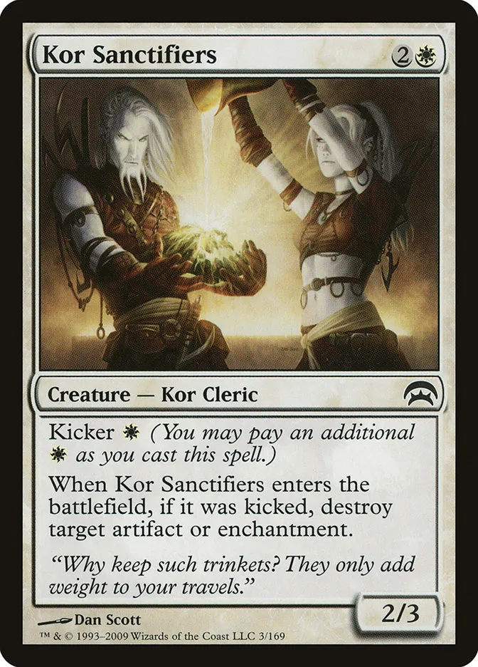 2009 Planechase Kor Sanctifiers common #3 common card image
