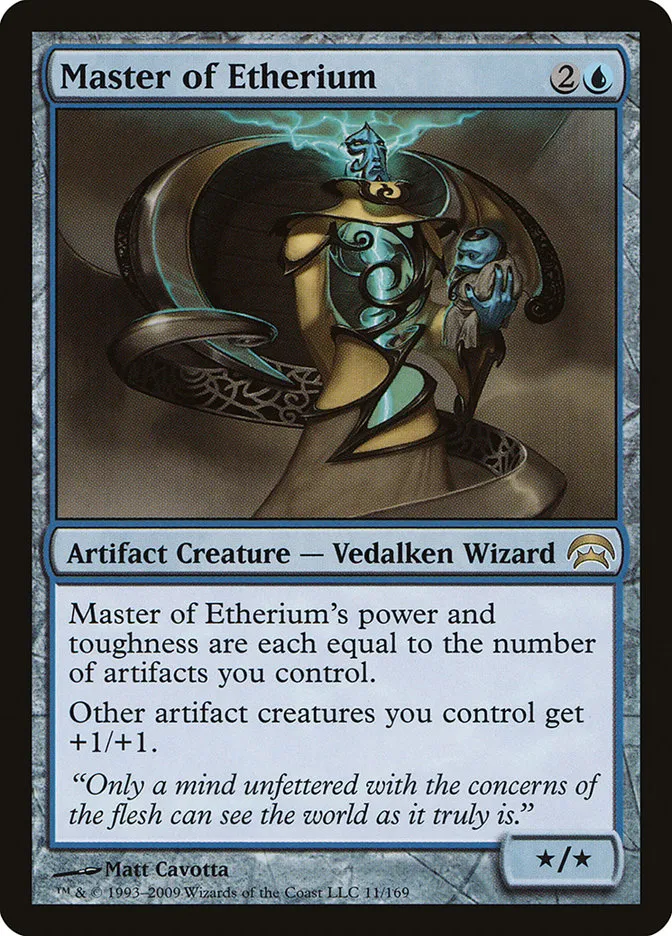 2009 Planechase Master of Etherium rare #11 rare card image