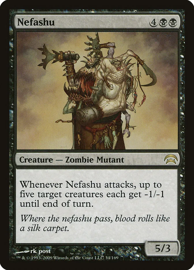 2009 Planechase Nefashu #34 rare card image