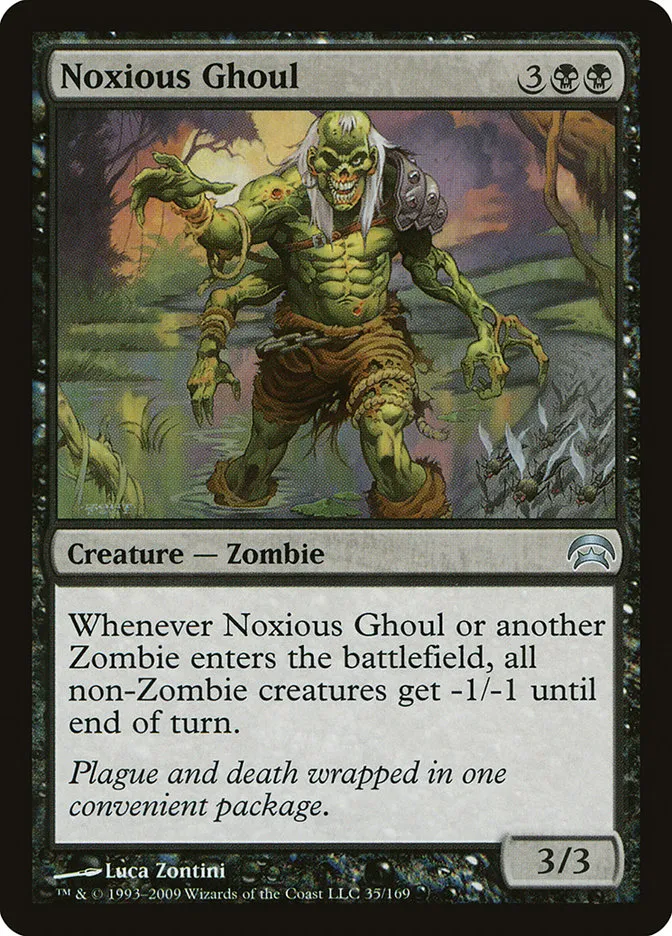 2009 Planechase Noxious Ghoul #35 uncommon card image