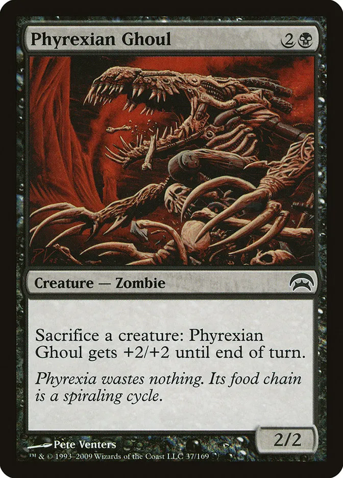 2009 Planechase Phyrexian Ghoul common #37 common card image