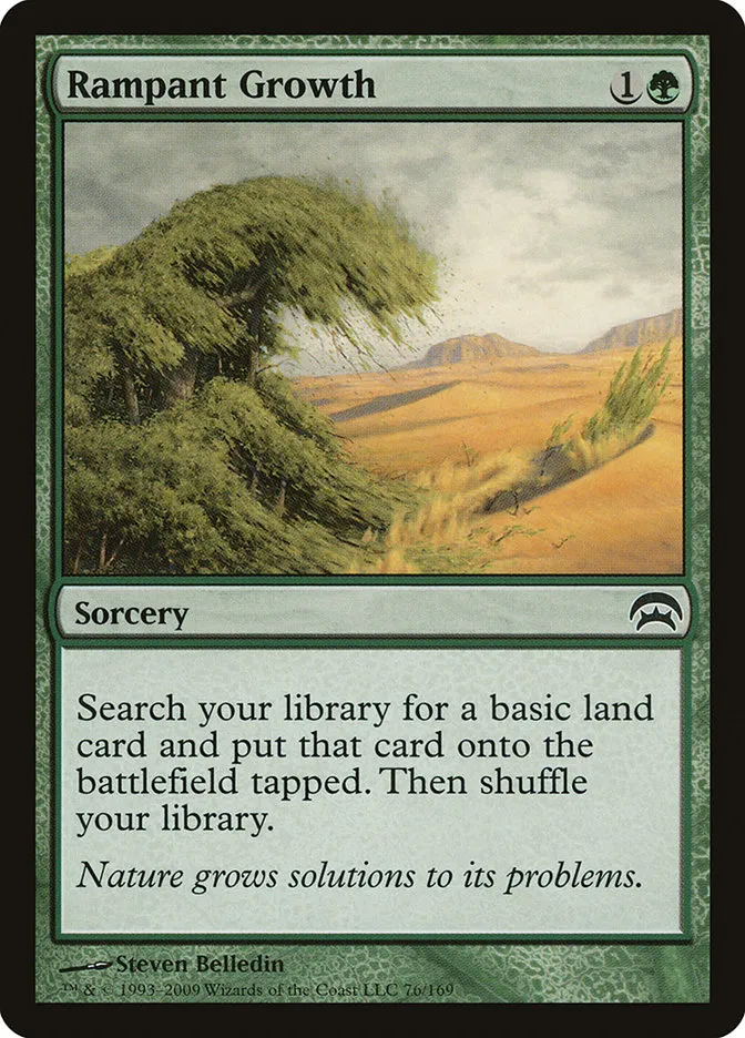 2009 Planechase Rampant Growth common #76 common card image