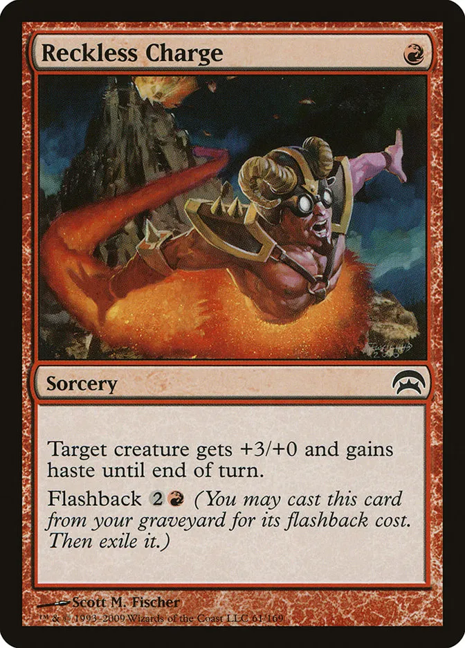 2009 Planechase Reckless Charge common #61 common card image