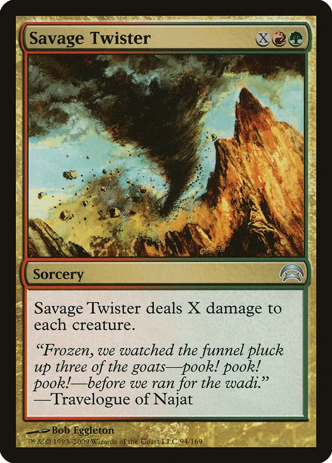 2009 Planechase Savage Twister #94 uncommon card image