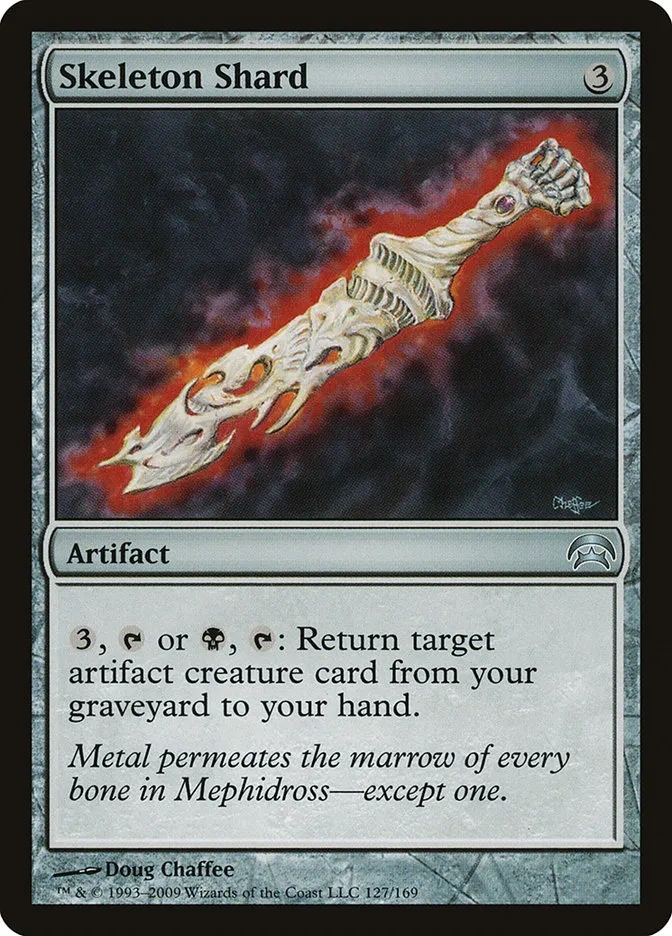 2009 Planechase Skeleton Shard uncommon #127 uncommon card image