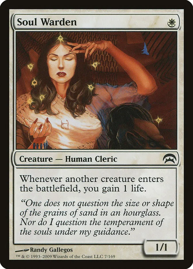 2009 Planechase Soul Warden common #7 common card image