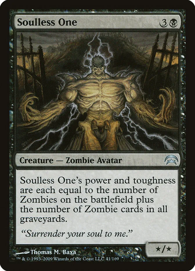 2009 Planechase Soulless One uncommon #41 uncommon card image
