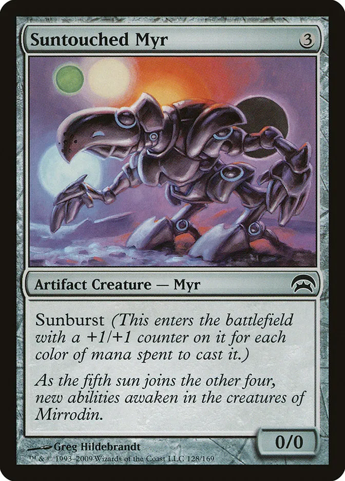 2009 Planechase Suntouched Myr common #128 common card image