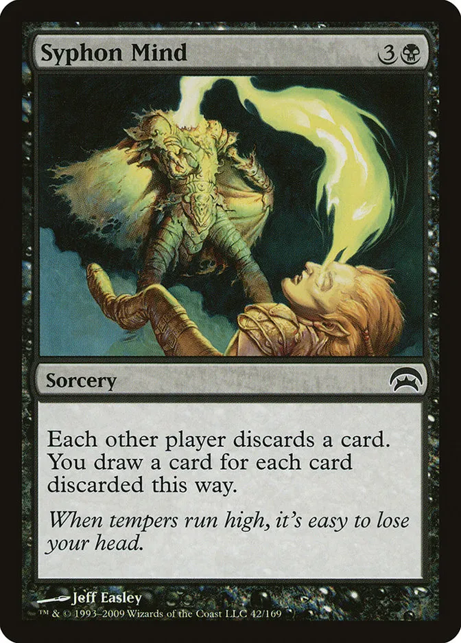2009 Planechase Syphon Mind common #42 common card image