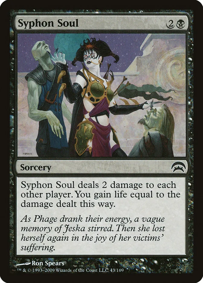 2009 Planechase Syphon Soul common #43 common card image