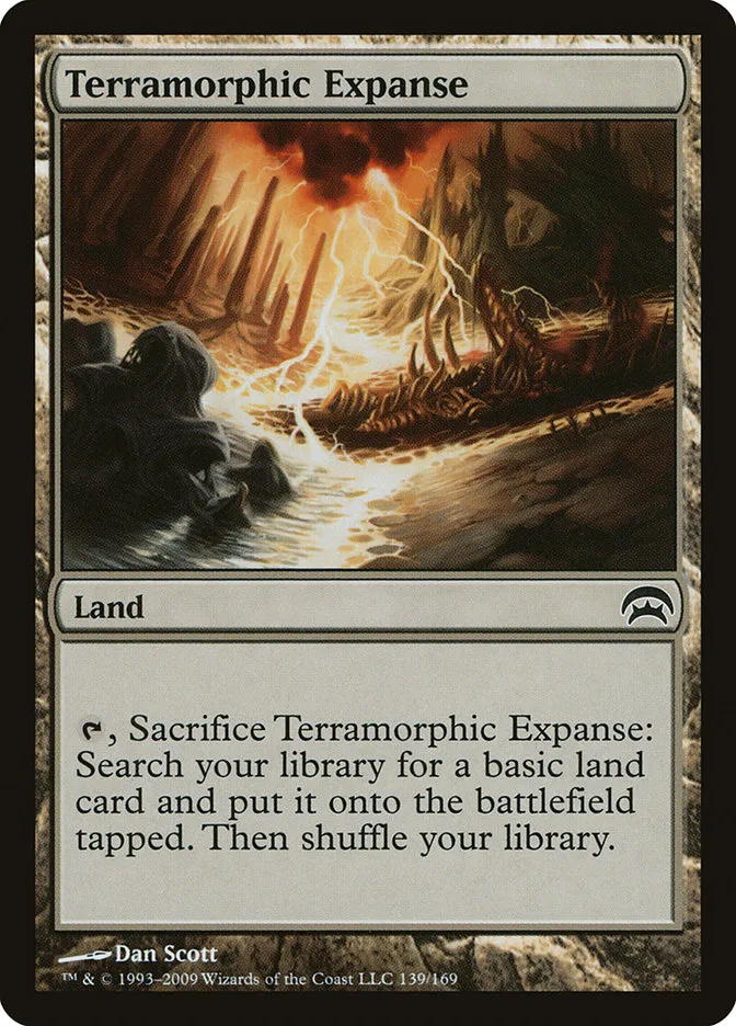 2009 Planechase Terramorphic Expanse common #139 common card image