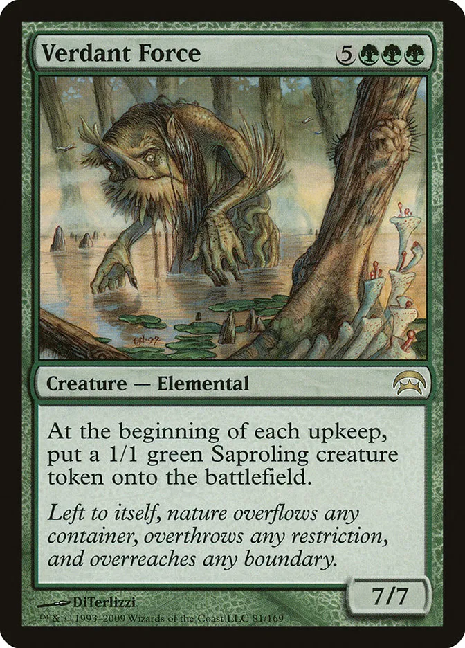 2009 Planechase Verdant Force rare #81 rare card image