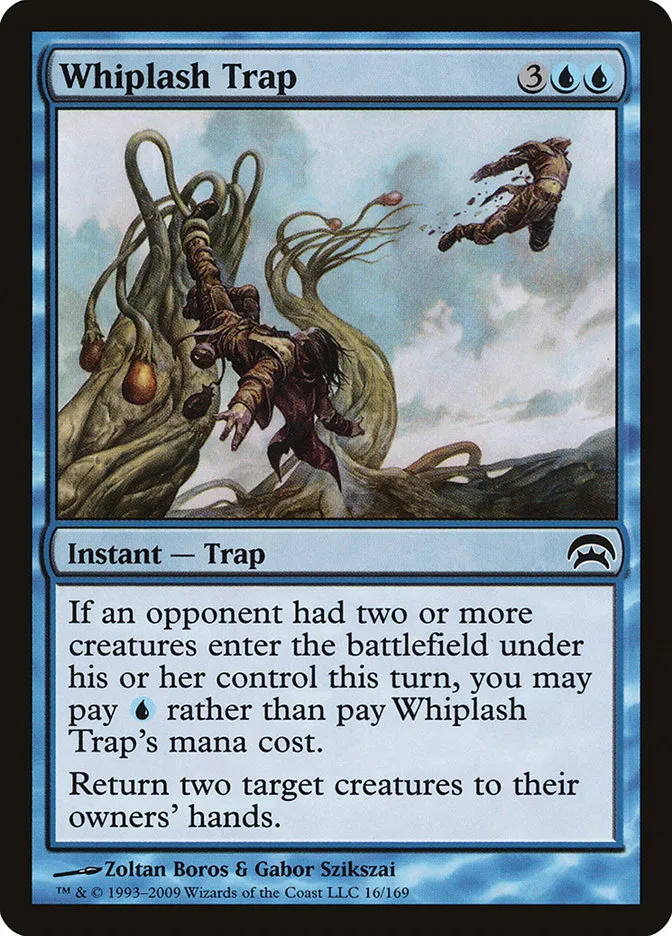 2009 Planechase Whiplash Trap common #16 common card image