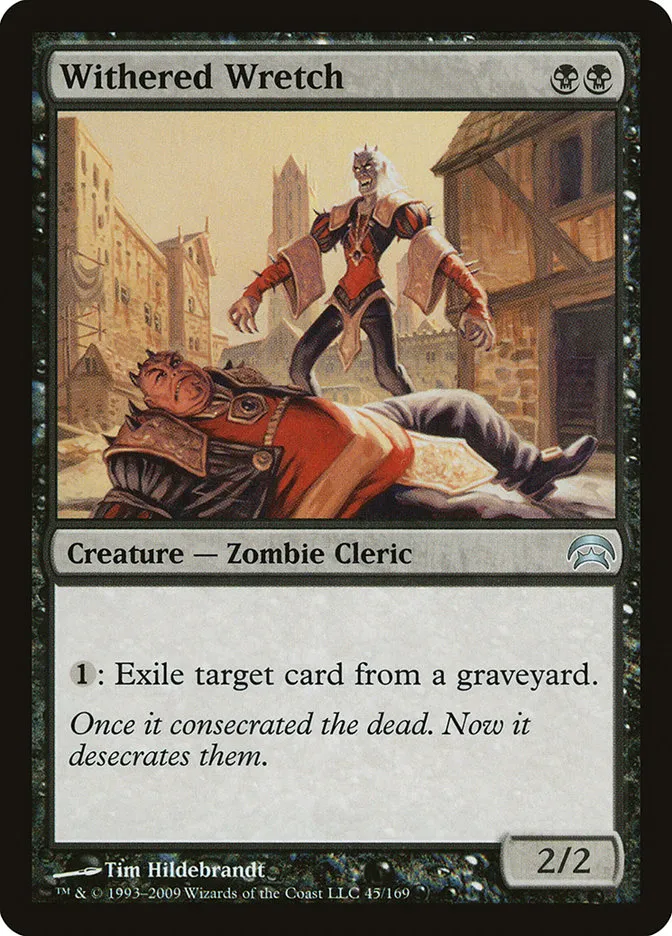 2009 Planechase Withered Wretch uncommon #45 uncommon card image