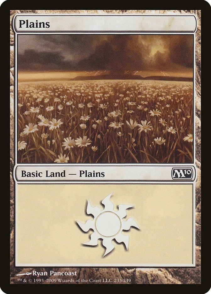 2009 Magic 2010 Plains common #233 common card image