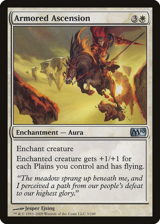 2009 Magic 2010 Armored Ascension uncommon #3 uncommon card image