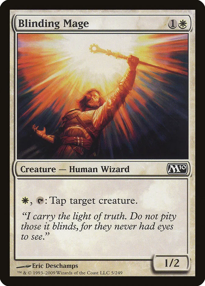 2009 Magic 2010 Blinding Mage common #5 common card image