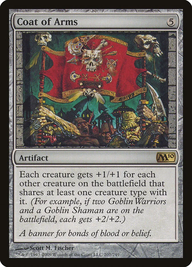 2009 Magic 2010 Coat of Arms #207 rare card image