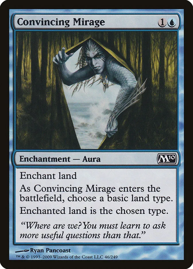 2009 Magic 2010 Convincing Mirage common #46 common card image
