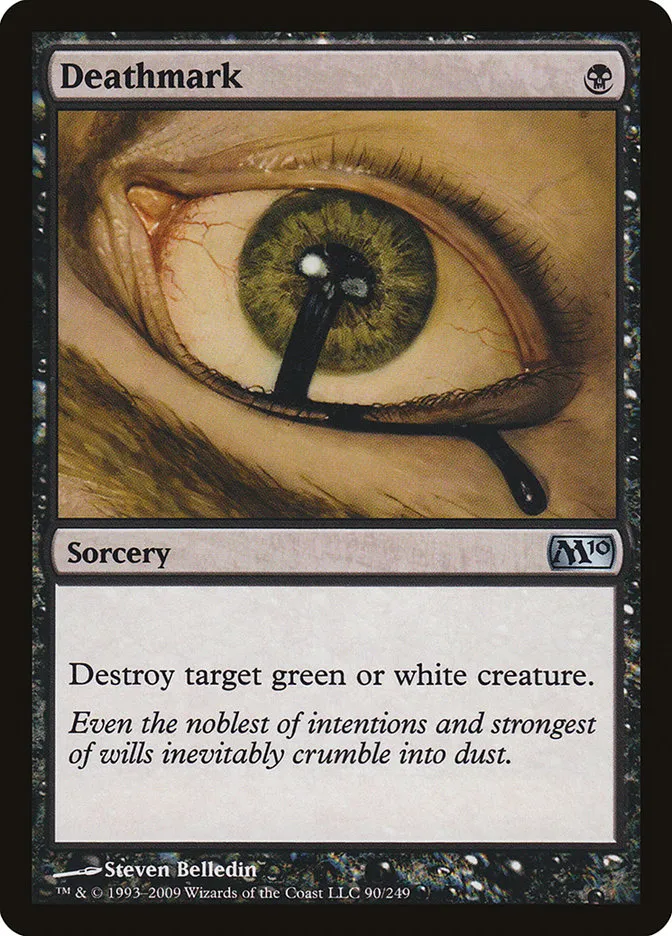 2009 Magic 2010 Deathmark uncommon #90 uncommon card image