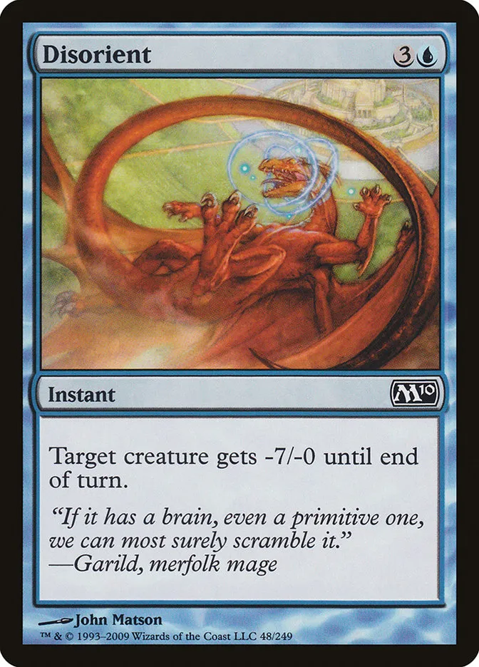 2009 Magic 2010 Disorient common #48 common card image