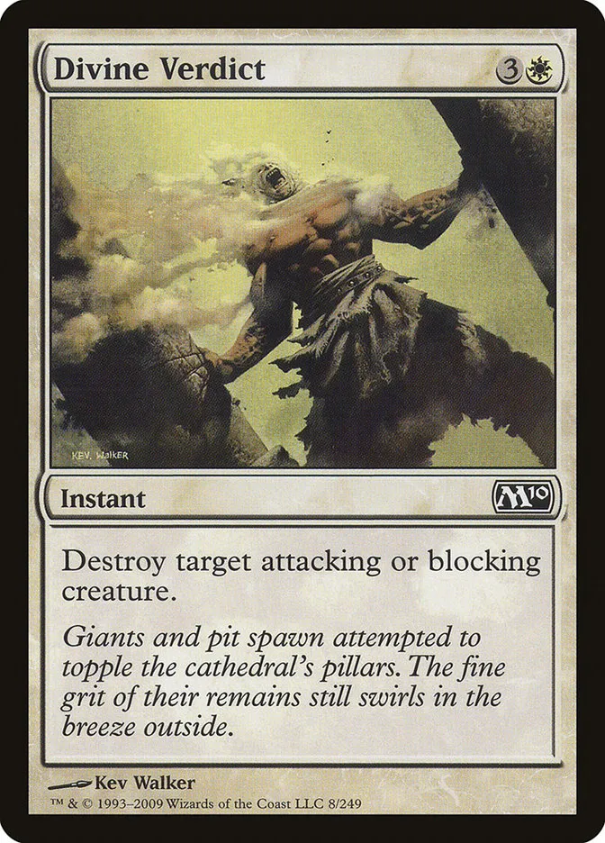 2009 Magic 2010 Divine Verdict common #8 common card image