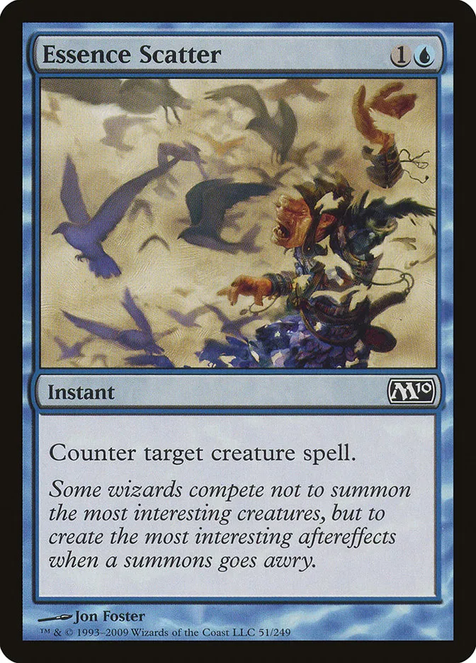 2009 Magic 2010 Essence Scatter common #51 common card image