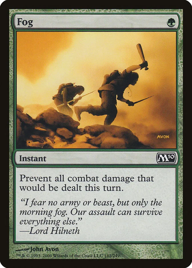 2009 Magic 2010 Fog common #182 common card image