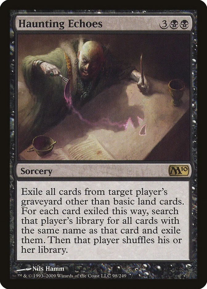 2009 Magic 2010 Haunting Echoes rare #98 rare card image