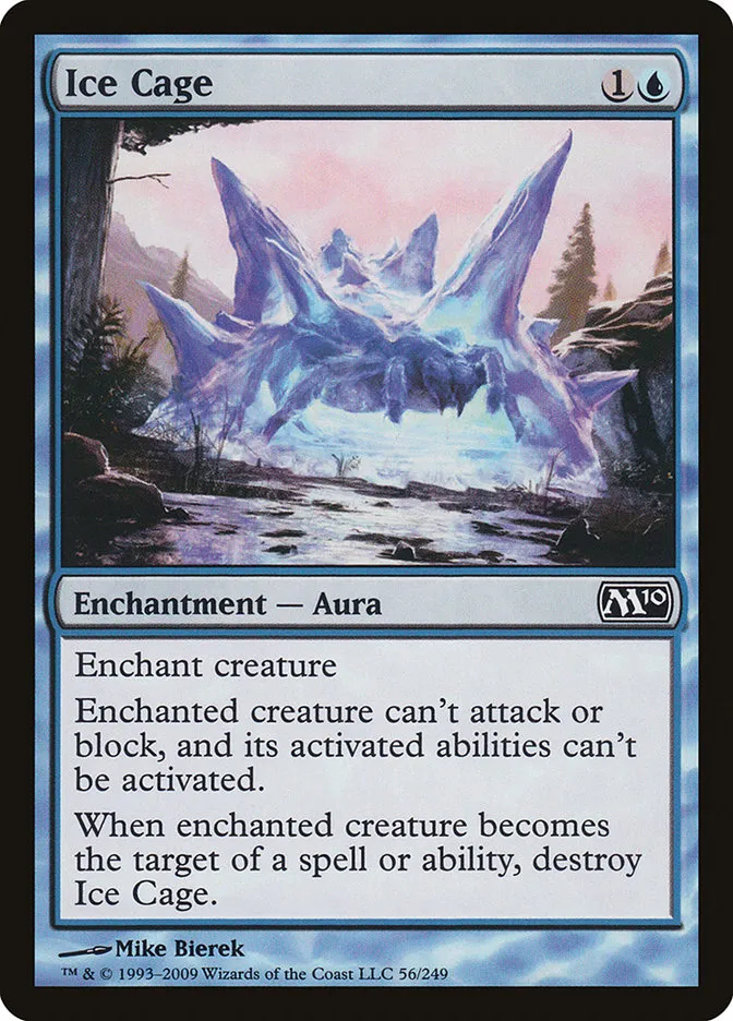 2009 Magic 2010 Ice Cage common #56 common card image