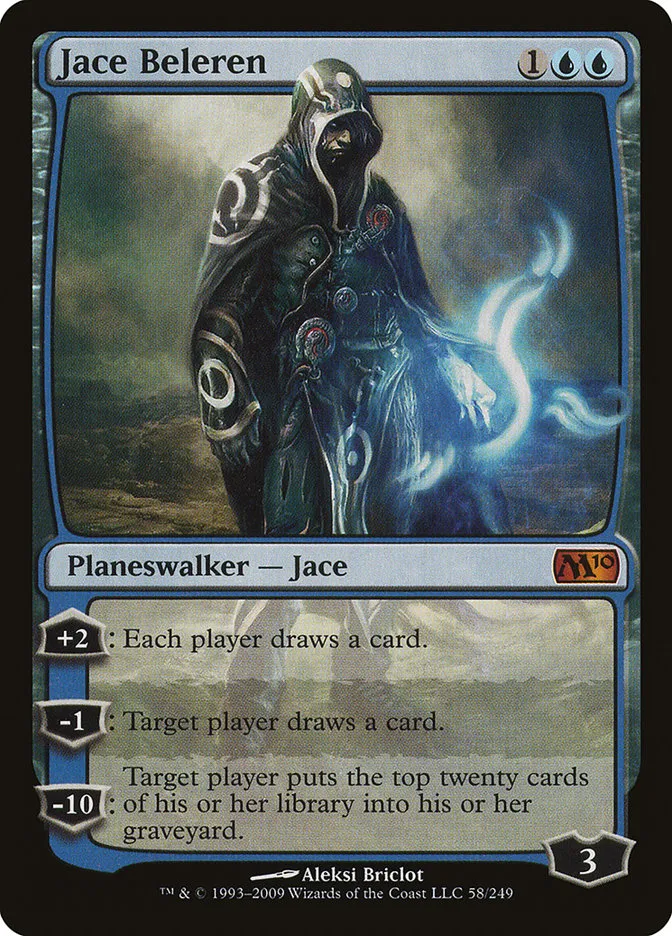 2009 Magic 2010 Jace Beleren #58 mythic card image