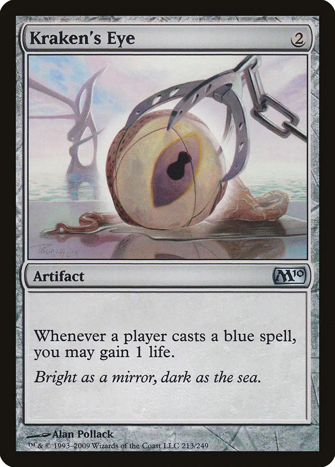 2009 Magic 2010 Kraken's Eye uncommon #213 uncommon card image