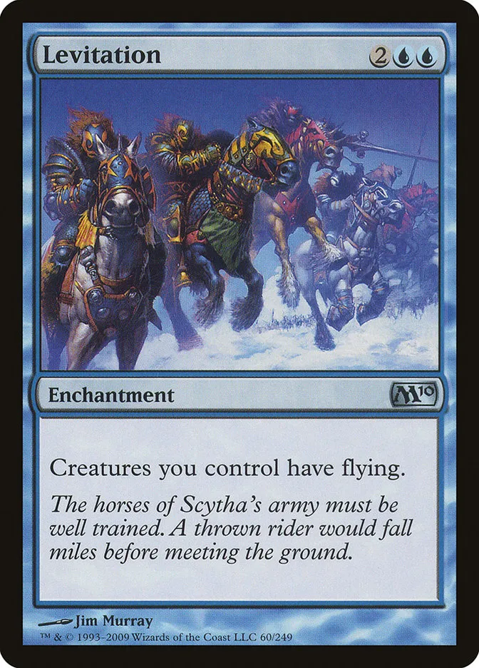 2009 Magic 2010 Levitation uncommon #60 uncommon card image