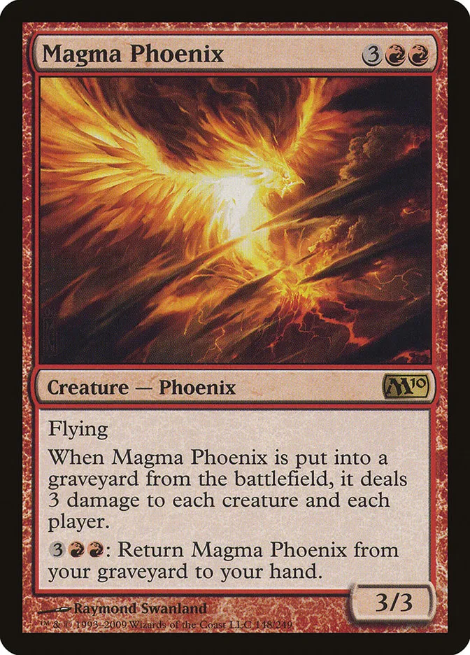 2009 Magic 2010 Magma Phoenix rare #148 rare card image