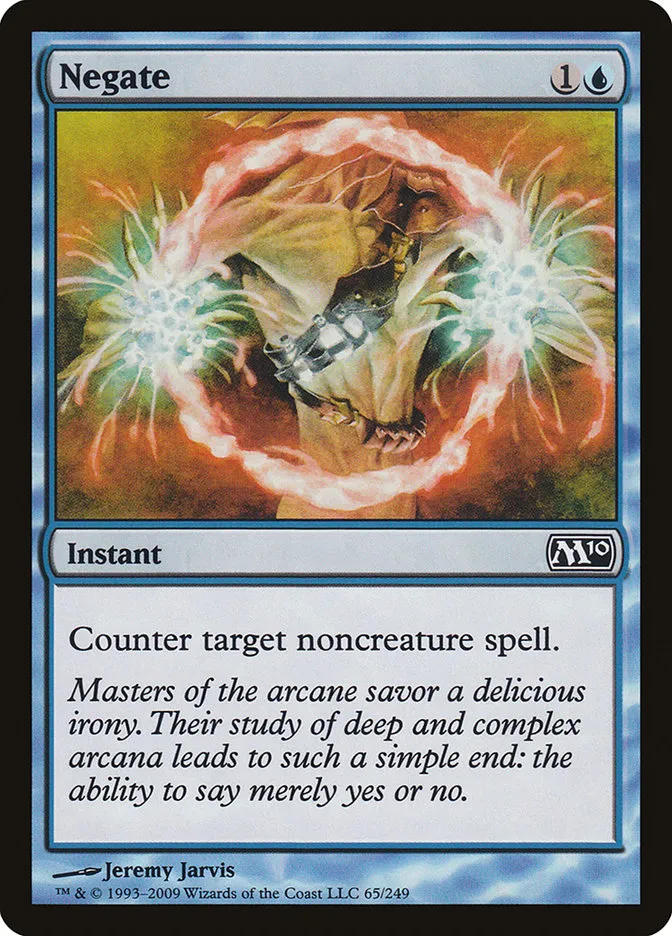 2009 Magic 2010 Negate common #65 common card image