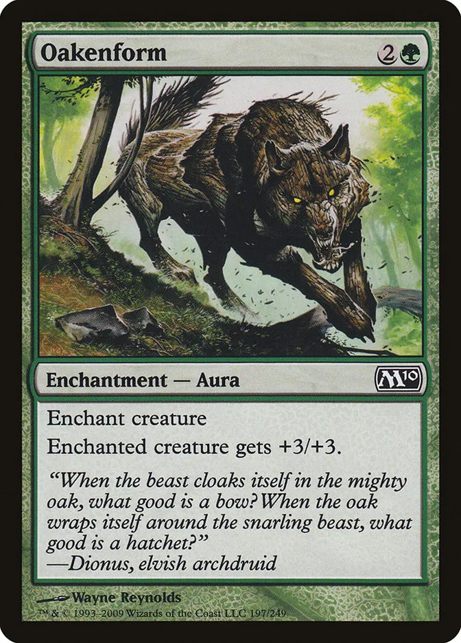 2009 Magic 2010 Oakenform common #197 common card image