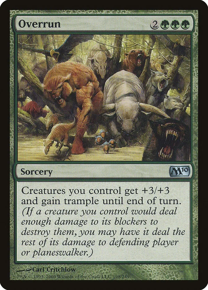 2009 Magic 2010 Overrun uncommon #198 uncommon card image