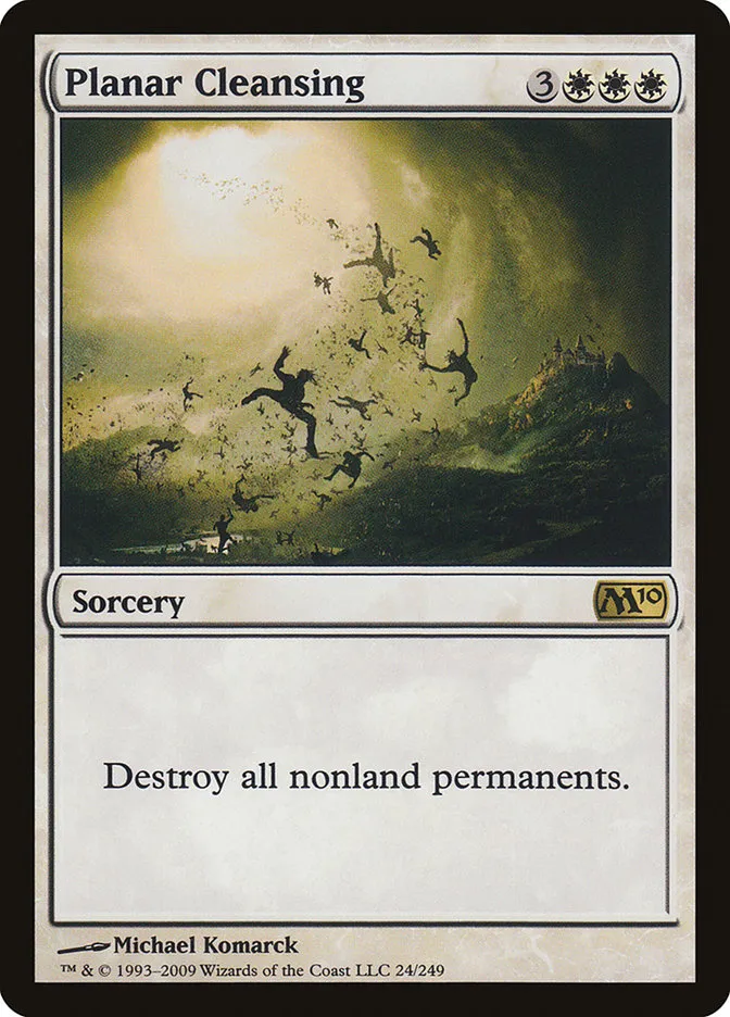 2009 Magic 2010 Planar Cleansing rare #24 rare card image