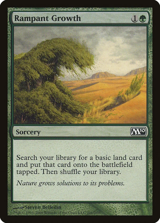 2009 Magic 2010 Rampant Growth #201 common card image